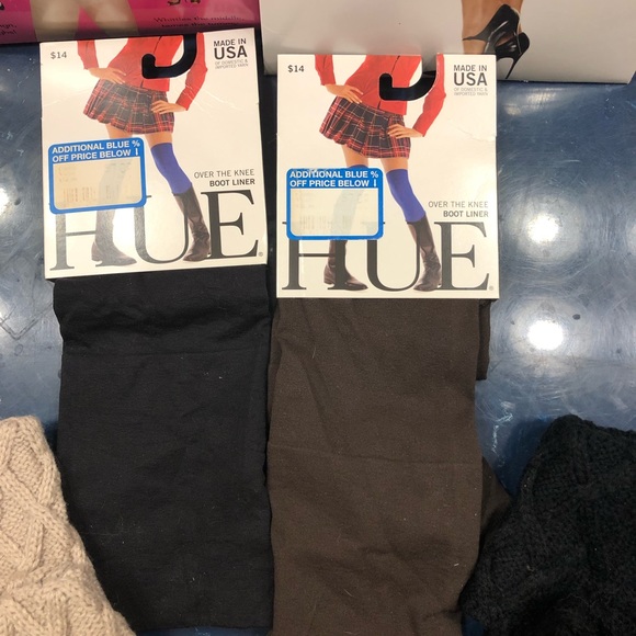 Accessories - Hue Over the knee boot liner and boot cuffs